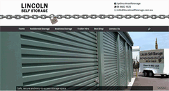 Desktop Screenshot of lincolnselfstorage.com.au